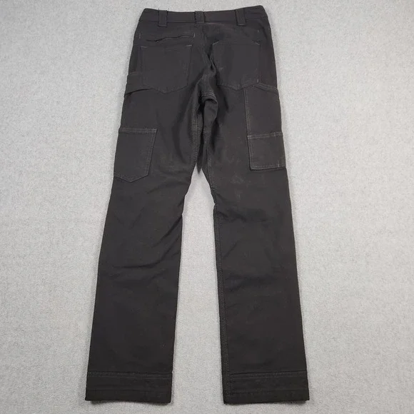 Dovetail Pants Womens 0 (26x30) Black Britt Utility Double Knee Work Cordura - Picture 2 of 15